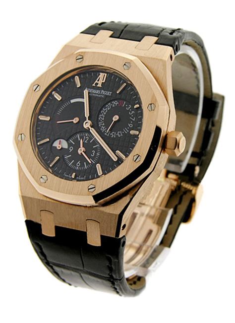 audemars piguet royal oak rose gold dual time|rose gold audemars piguet price.